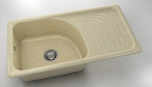 Chiuveta FAT cu blat dreapta 90 x 49 x 21 Granixit