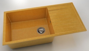 Chiuveta FAT cu blat stang/drept 95x49x21 Granixit - Img 6