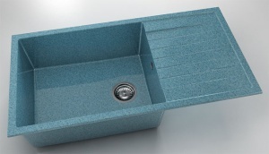 Chiuveta FAT cu blat stang/drept 95x49x21 Granixit - Img 16