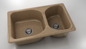 Chiuveta FAT cu doua cuve 80 X 49 X 21 Granixit - Img 12