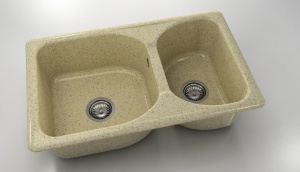 Chiuveta FAT cu doua cuve 80 X 49 X 21 Granixit - Img 32