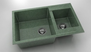 Chiuveta FAT cu doua cuve 80x49x21 Granixit - Img 18