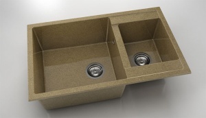 Chiuveta FAT cu doua cuve 80x49x21 Granixit - Img 28