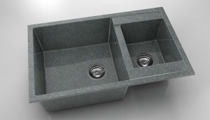 Chiuveta FAT cu doua cuve 80x49x21 Granixit - Img 38