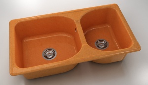 Chiuveta FAT cu doua cuve 90 X 49 X 21 Granixit - Img 10