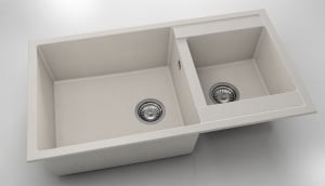 Chiuveta FAT cu doua cuve 90x49x21 Fatgranit - Img 7