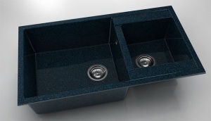 Chiuveta FAT cu doua cuve 90x49x21 Granixit - Img 15