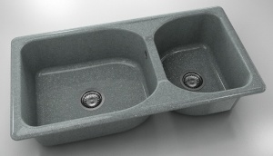 Chiuveta FAT cu doua cuve 95 X 49 X 2 Granixit - Img 39