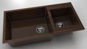 Chiuveta FAT cu doua cuve 95x49x21 Granixit - Img 28