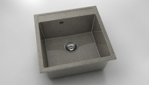 Chiuveta FAT cu o cuva dreptunghiulara 51x51x21 Granixit - Img 2