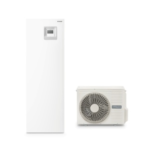 Pompa de caldura aer-apa Hitachi Yutaki S2,5 COMBI, 6 kW, boiler 220 L Monofazica