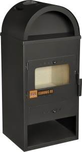 Semineu pe lemne, brichete, carbune Economic BS 9 kw - Img 2