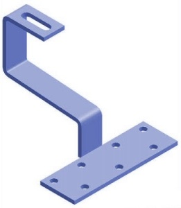Suport din Inox pentru acoperis cu tigla