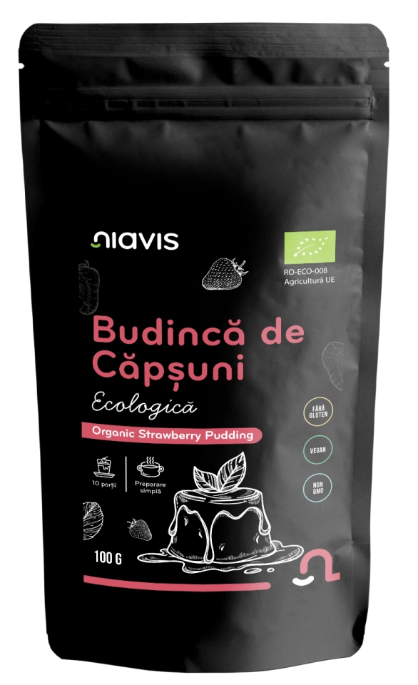 Budinca de Capsuni fara Gluten Ecologica/BIO 100g - Img 2
