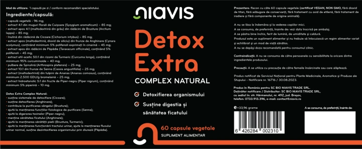 Detox Extra Complex Natural 60 cps - Img 2