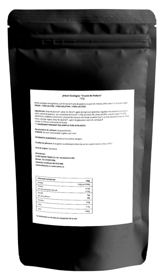 Jeleuri Ecologice "Fructe de Padure"100g - Img 2