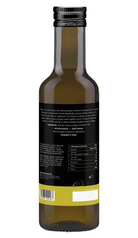 Otet din Cidru de Mere Nefiltrat Ecologic/BIO 250ml - Img 2