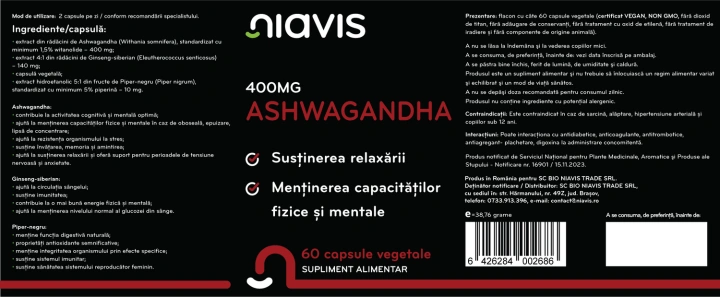 Ashwagandha 60 cps - Img 2