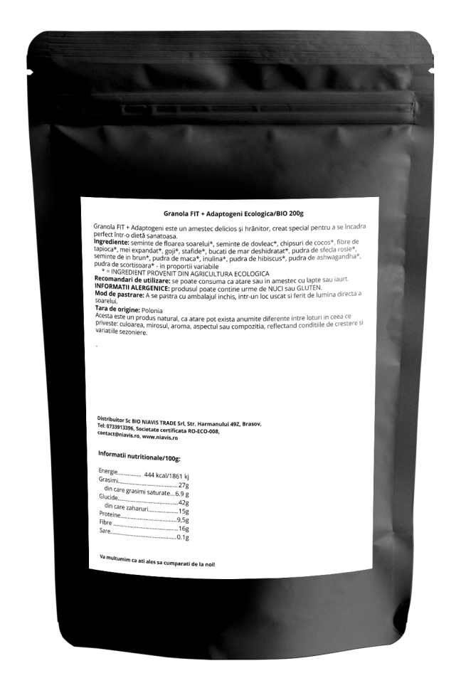 Granola FIT + Adaptogeni Ecologica/BIO 200g - Img 2