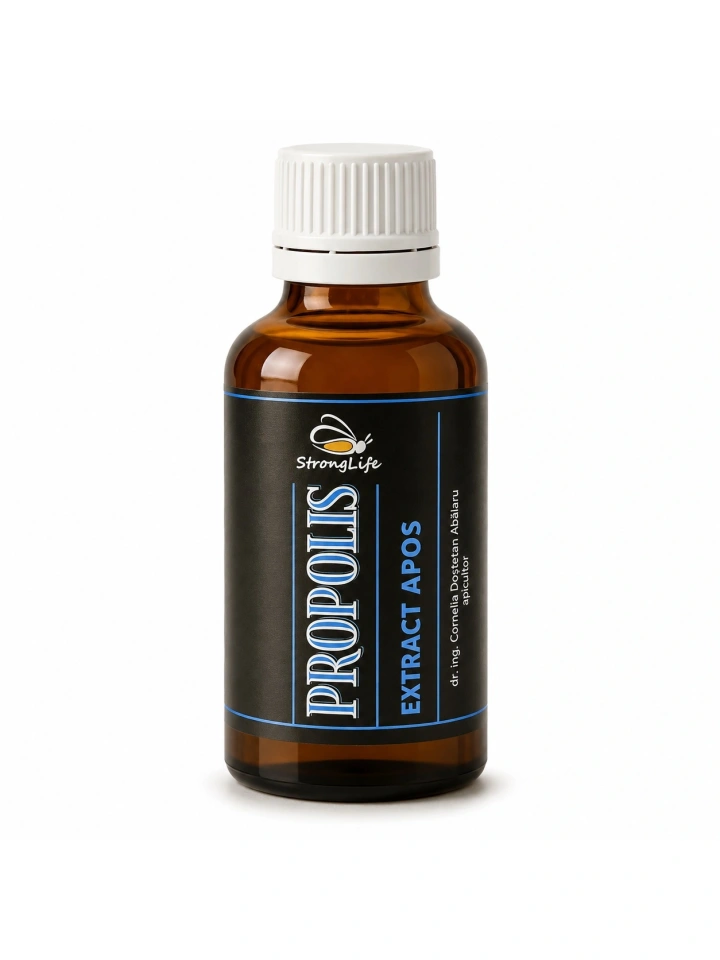 Propolis extract natural apos - 50 ml by Dr. Ing. Cornelia Dostetan Abalaru apicultor - Img 4