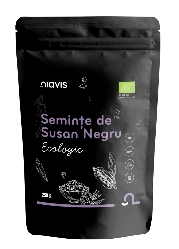 Seminte de Susan Negru Ecologic/BIO 250g - Img 2