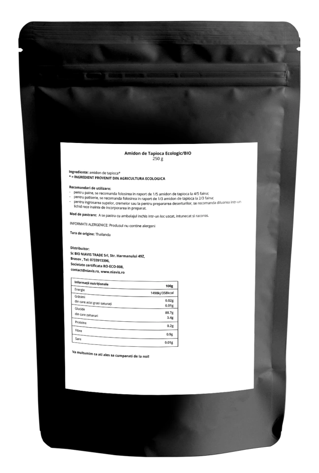 Amidon de Tapioca Ecologic/BIO 250g - Img 3