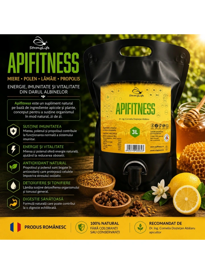 ApiFitness - 3L by Dr. Ing. Cornelia Dostetan Abalaru apicultor - Img 2