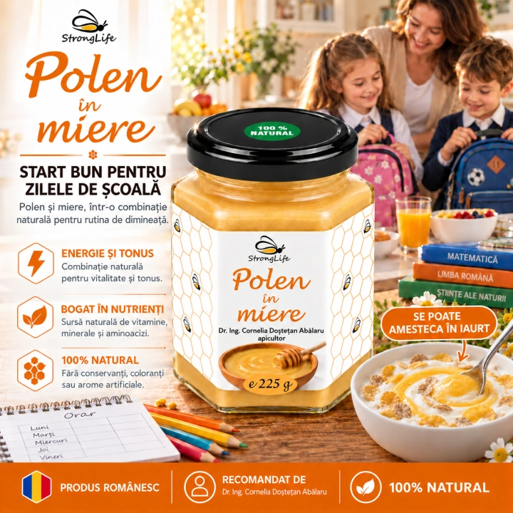 Polen in miere - 225g by Dr. Ing. Cornelia Dostetan Abalaru apicultor - Img 2