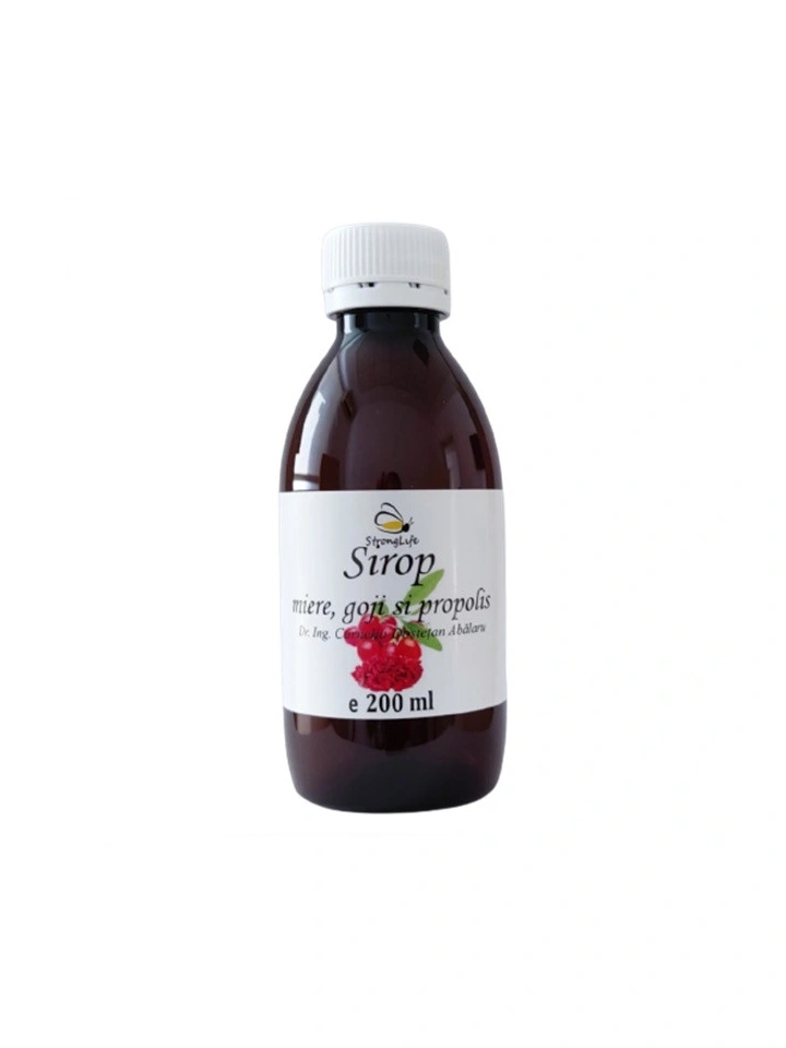 Sirop de goji si propolis cu miere de albine - 200ml by Dr. Ing. Cornelia Dostetan Abalaru apicultor - Img 6