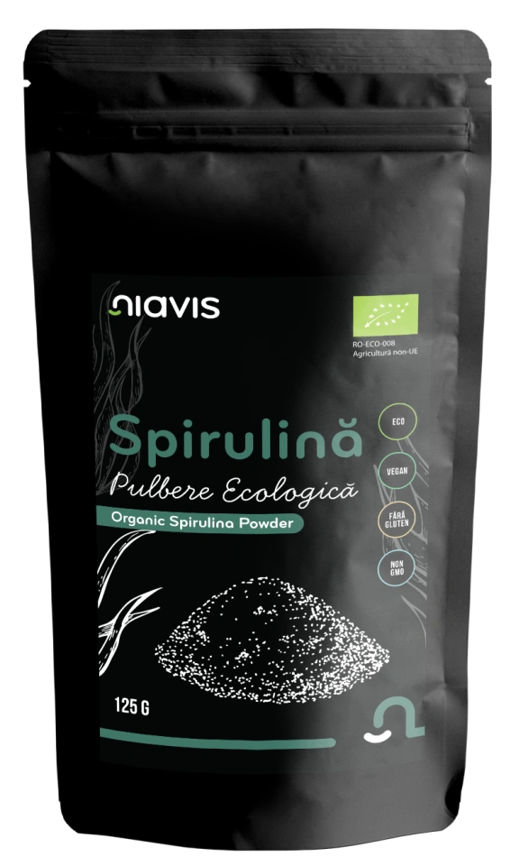 Spirulina Pulbere Ecologica/BIO 125g - Img 3