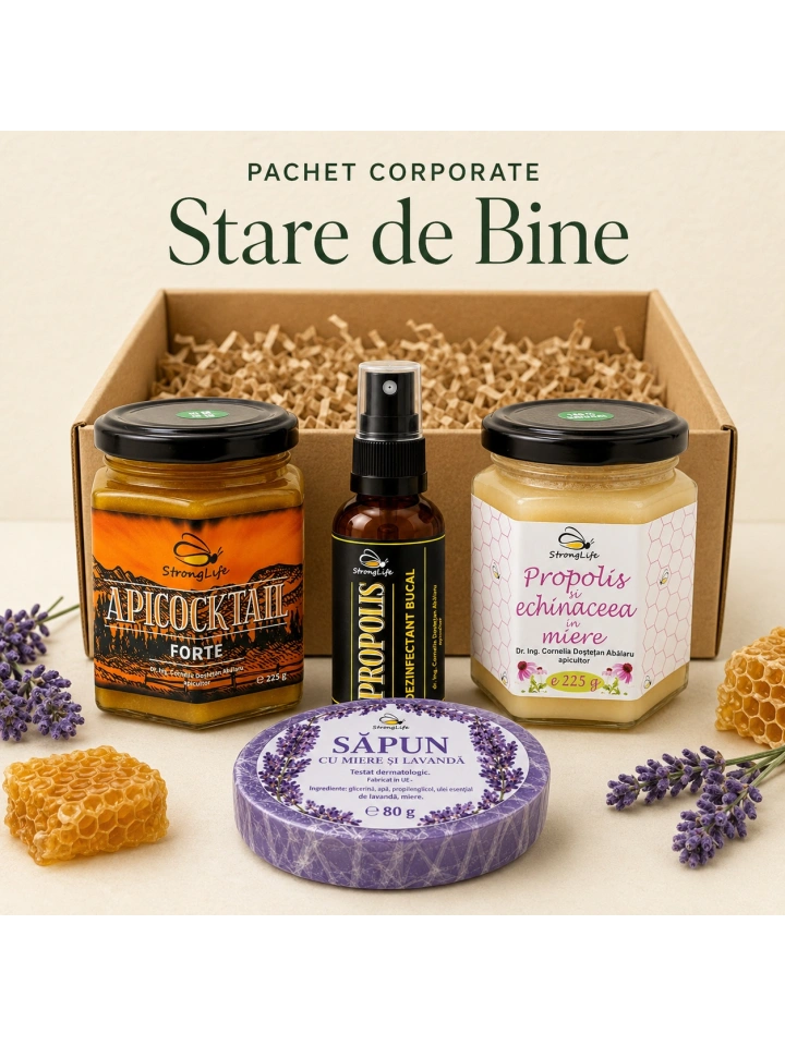 Stare de Bine – pachet cadou cu miere, propolis și ApiCocktail® - Img 3
