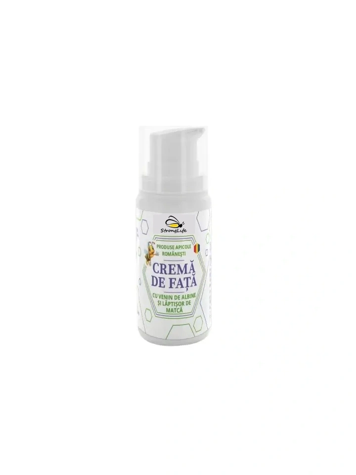 Crema de fata cu venin de albine si laptisor de matca StrongLife - 35g by Dr. Ing. Cornelia Dostetan Abalaru apicultor - Img 6