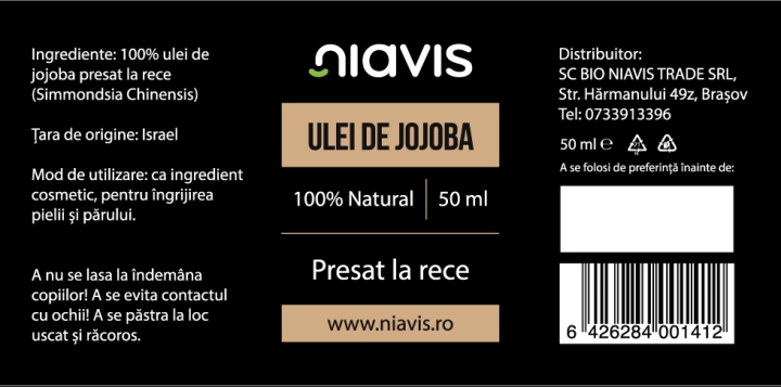 Ulei de Jojoba 50ml - Img 2