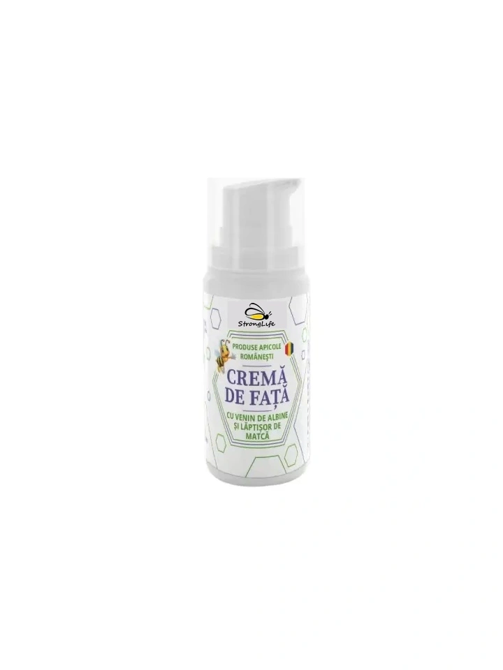 Crema de fata cu venin de albine si laptisor de matca StrongLife - 35g by Dr. Ing. Cornelia Dostetan Abalaru apicultor - Img 4