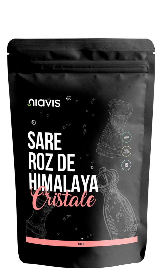 Sare Roz de Himalaya Cristale 500g - Img 2