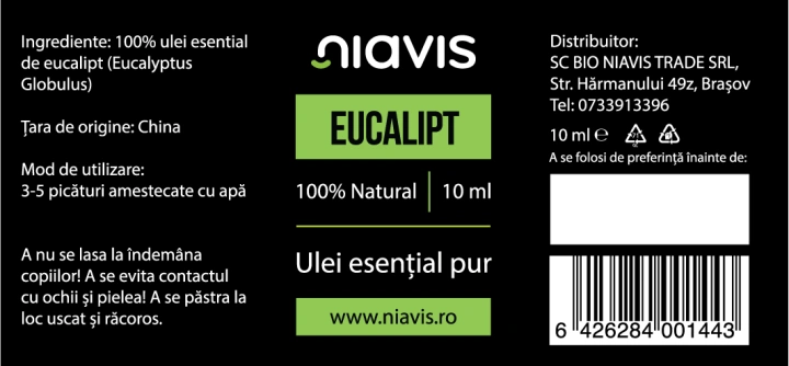 Ulei Esential de Eucalipt 10ml - Img 2