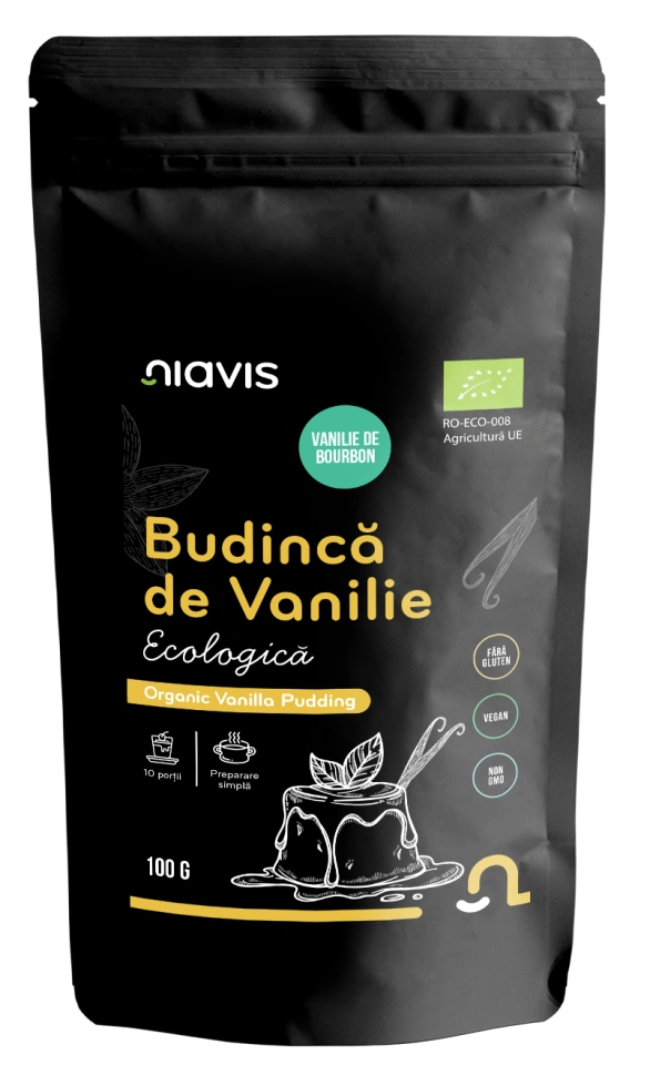 Budinca de Vanilie fara Gluten Ecologica/BIO 100g - Img 2