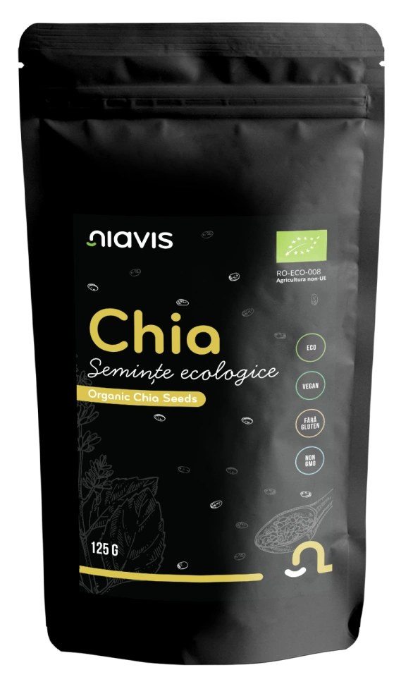 Chia Seminte Ecologice/BIO 125g - Img 3