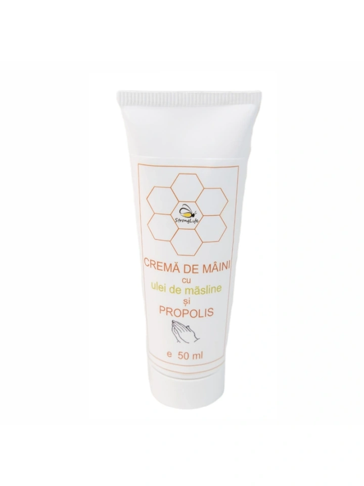 Crema de maini cu ulei de masline si propolis - 50ml by Dr. Ing. Cornelia Dostetan Abalaru apicultor - Img 4