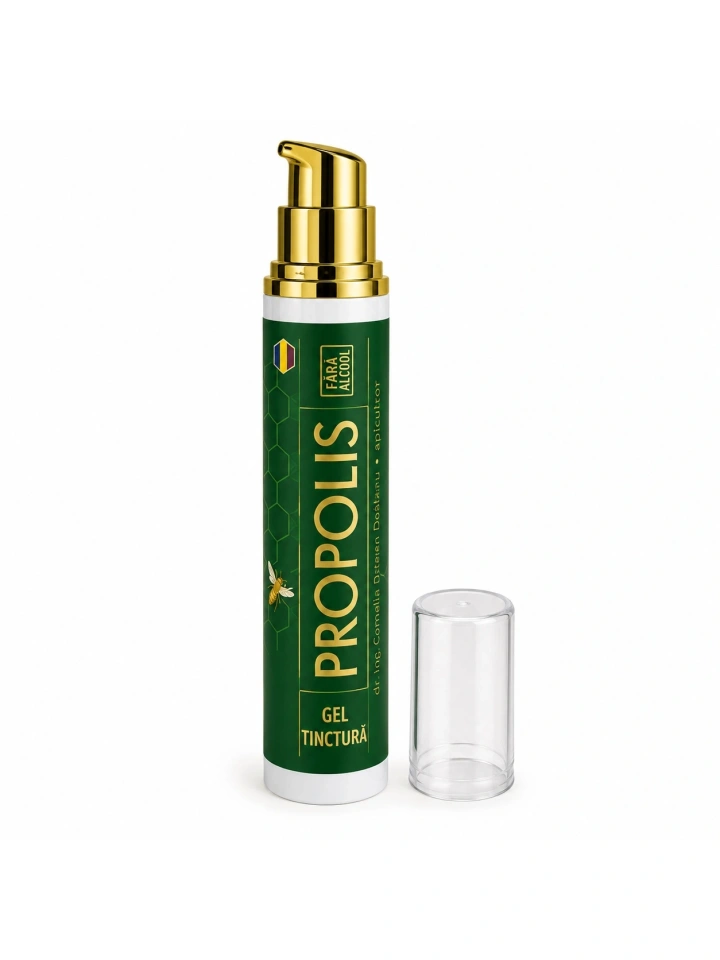 Gel Tinctura Propolis 30% StrongLife- 15ml by Dr. Ing. Cornelia Dostetan Abalaru apicultor - Img 4