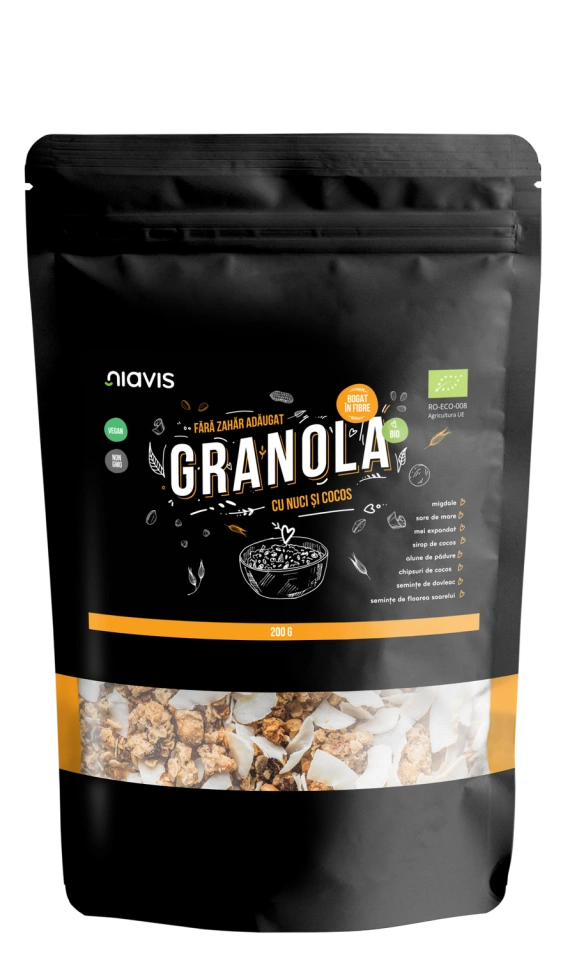 Granola cu Nuci si Cocos Ecologica/BIO 200g - Img 2
