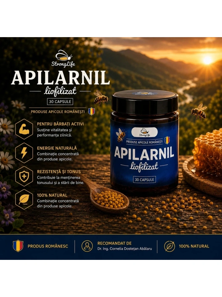 Pachet forța bărbatului – apilarnil pentru energie &amp; vitalitate - Img 4