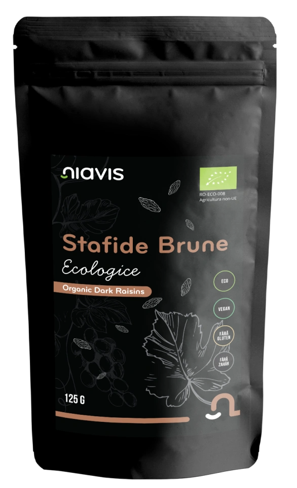 Stafide Brune Ecologice/BIO 125g - Img 2