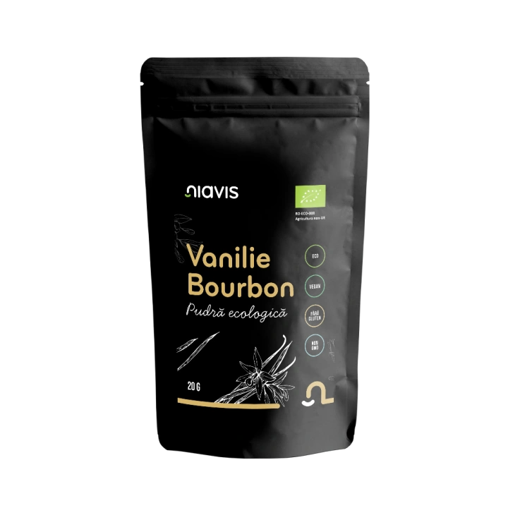 Vanilie de Bourbon Pulbere Ecologica /BIO 20g - Img 2