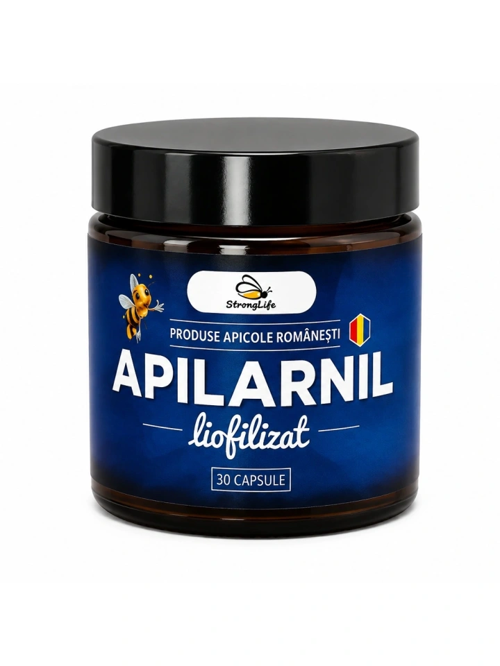 Apilarnil Liofilizat StrongLife - 30 capsule by Dr. Ing. Cornelia Dostetan Abalaru apicultor - Img 2