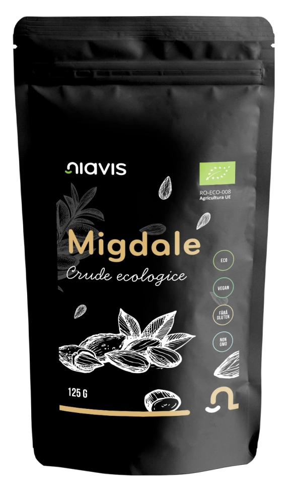 Migdale crude Ecologice/Bio 125g - Img 2
