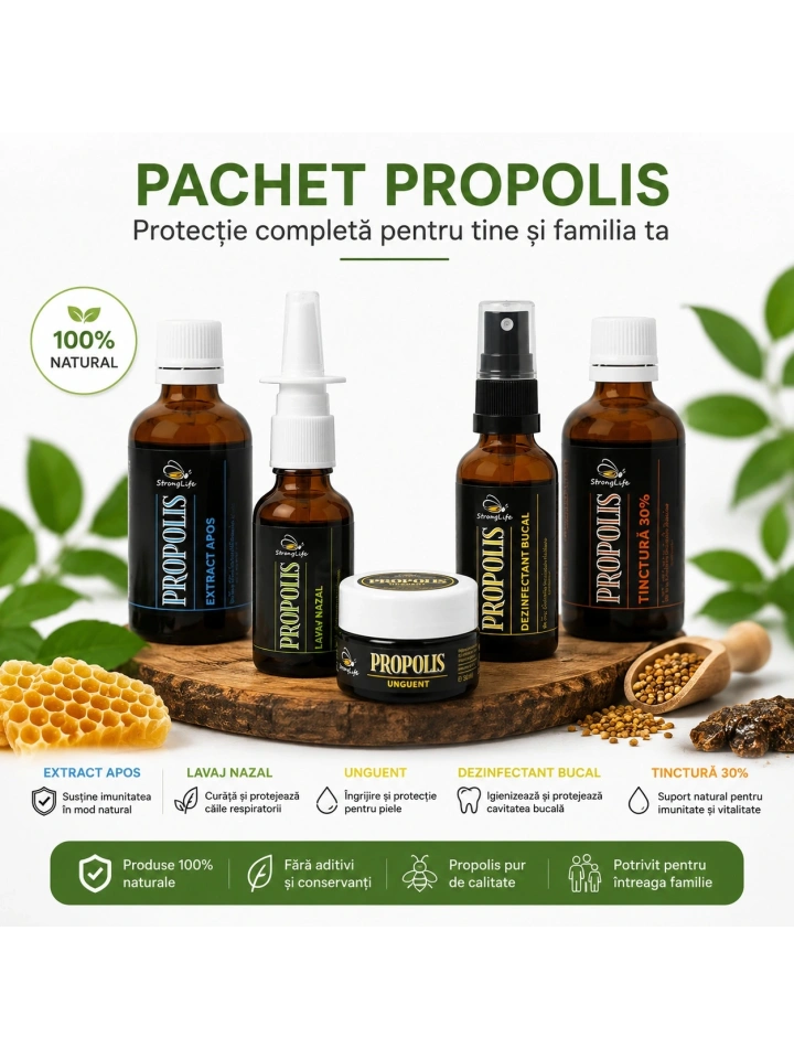 Pachet Imunitate Propolis by Dr. Ing. Cornelia Dostetan Abalaru apicultor - Img 2