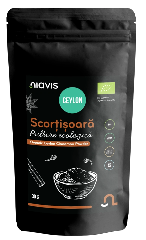 Scortisoara Ceylon Pulbere Ecologica/BIO 30g - Img 2