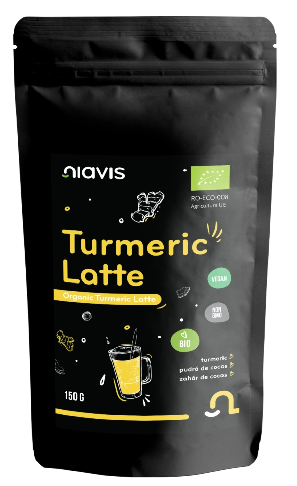 Turmeric Latte Pulbere Ecologica/Bio 150g - Img 3