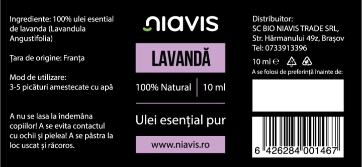 Ulei Esential de Lavanda 10ml - Img 2